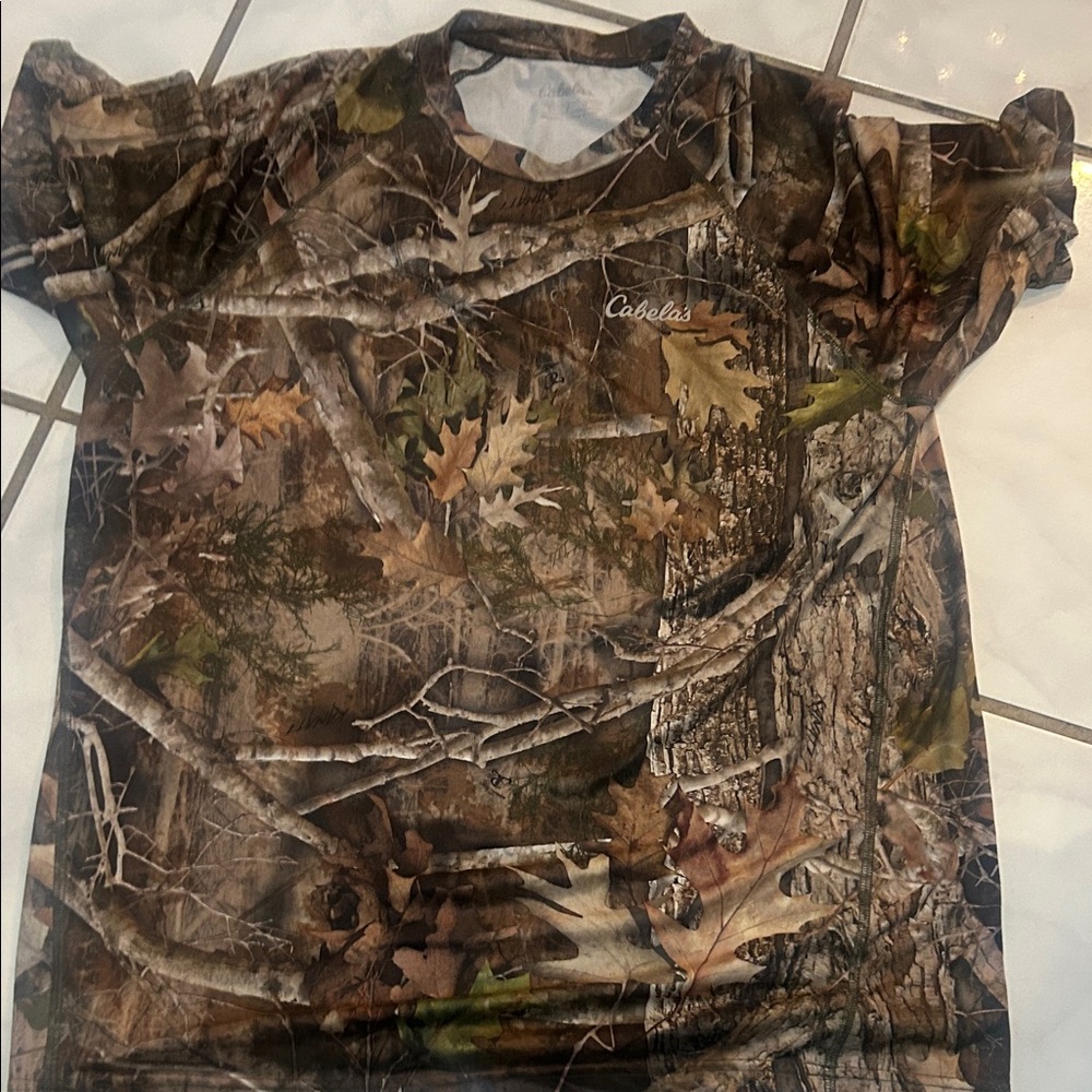 Cabela's Men’s Woodland Camo Tee